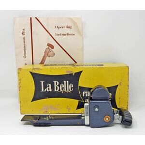 Vintage La Belle Filmstrip Adapter Projector Accessory Box Instructions UNTESTED